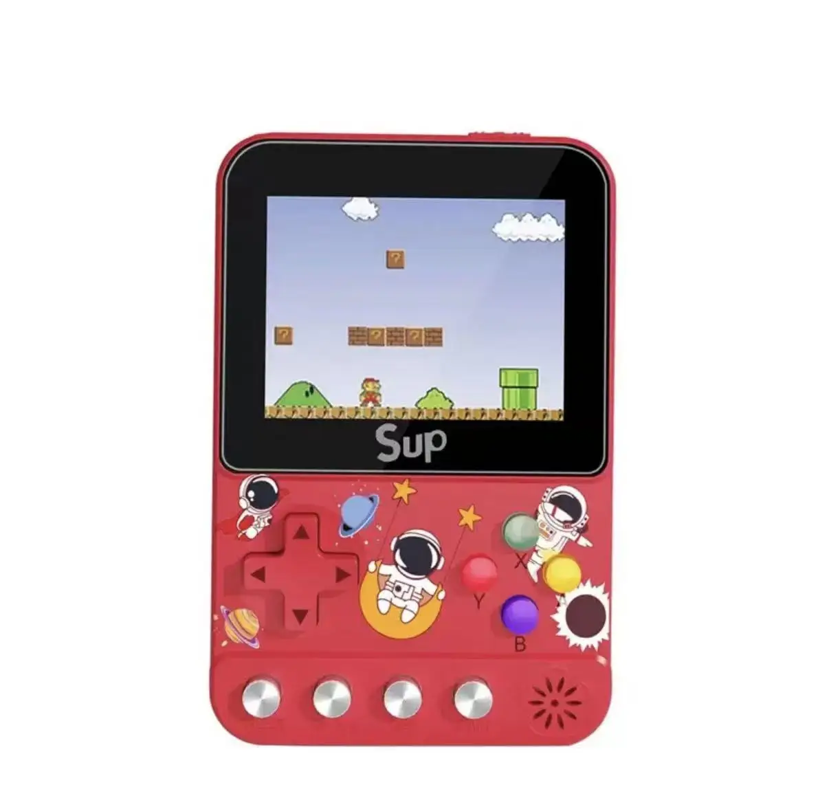 Retro Handheld Game Console 500 Classic Games 3.2 Inch Eye-care Screen TV Output Dual-player Game Player for Kids Adults Pack of 5