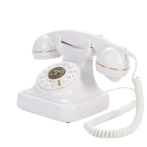 New Antique Corded Telephone Retro Wedding Guestbook with Audio Message Confession for Weddings and Parties