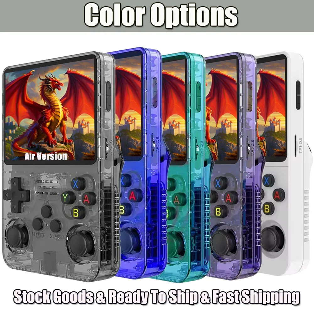 Newly Air Version 128GB R36S PS K36 X6 Mini Portable Retro Video Handheld Game Console - Image 4