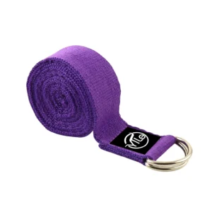 Wholesale Pure Cotton Yoga Stretch Adjustable Gym Fitness Carry Yoga Straps Belt D-Ring Buckle