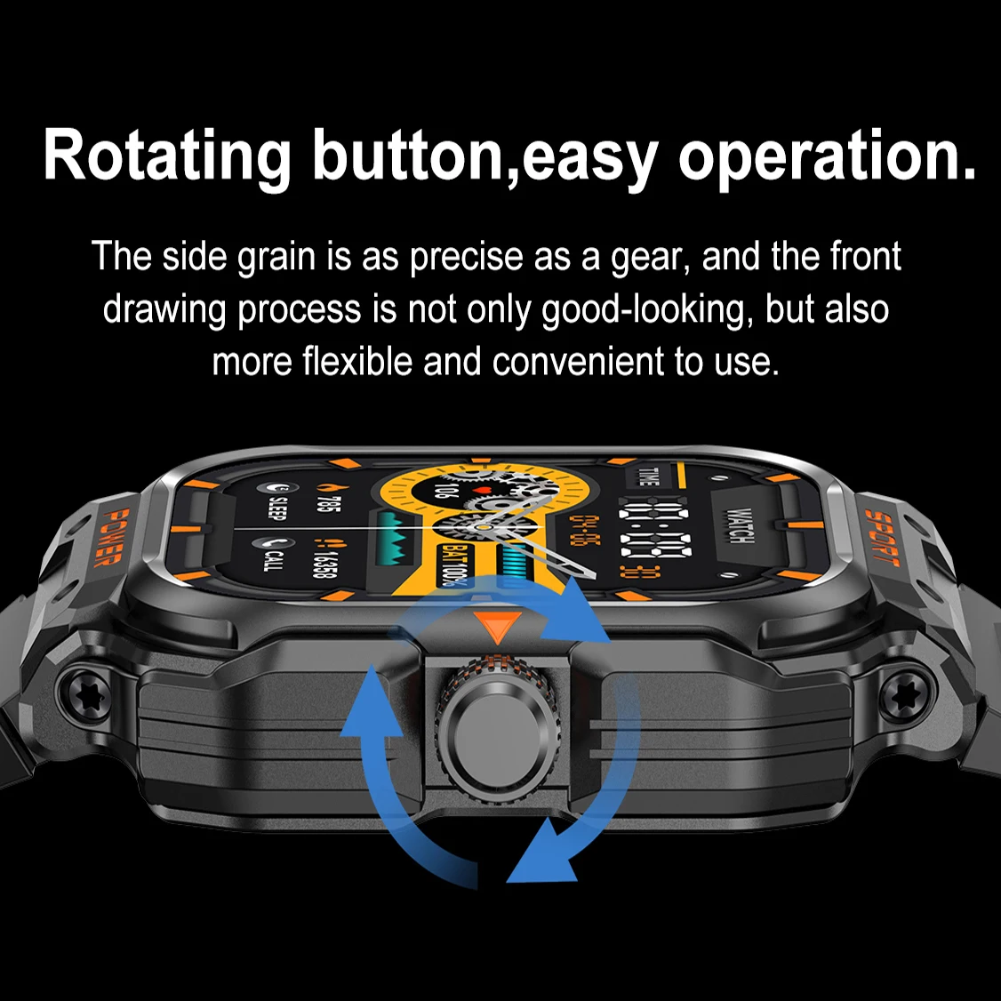 GT55 Popular Products HD Touch Screen Headset Sports Smart Watch Fitness Tracker Smartwatch for iPhone Android Man Women Pack of 10 - Image 2