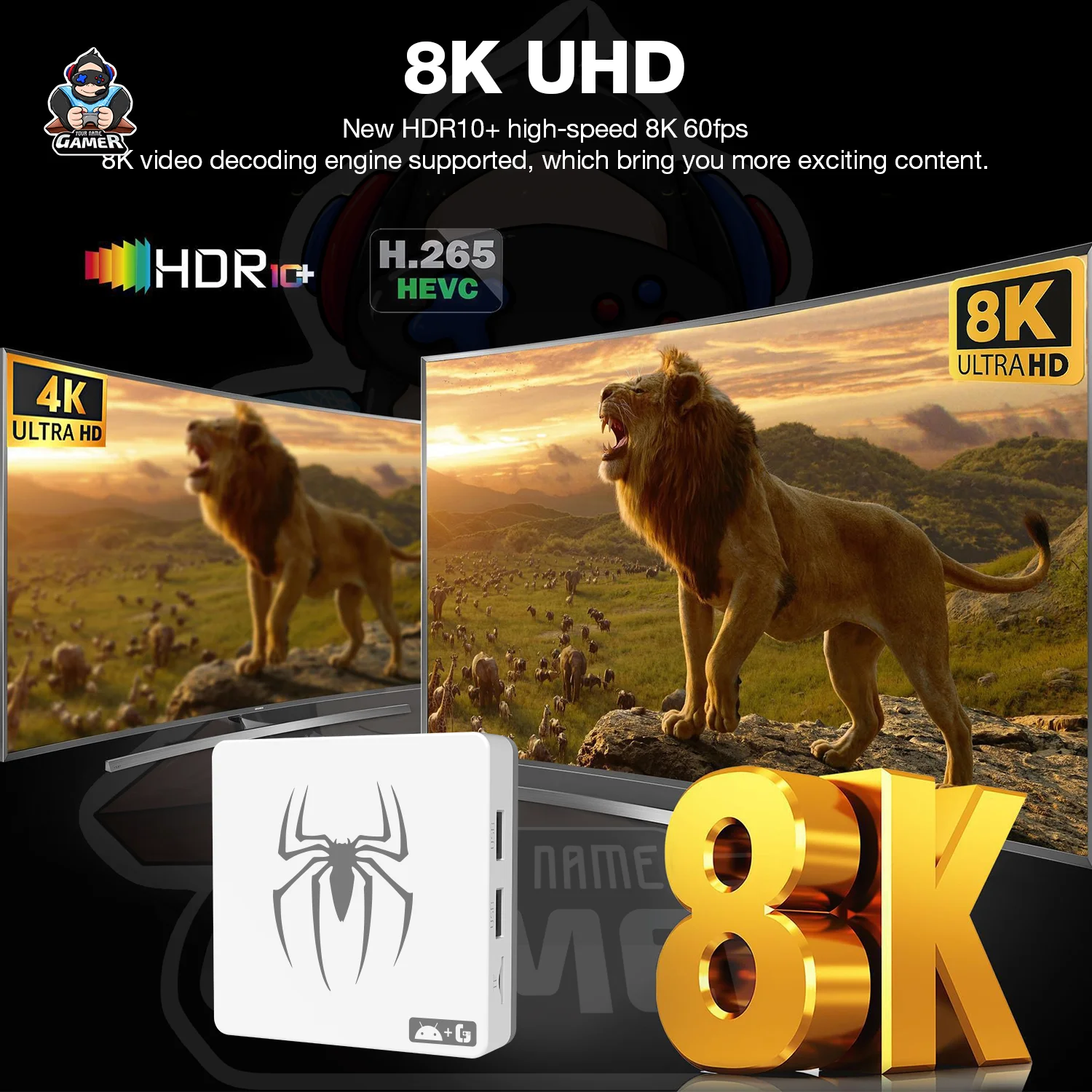 ZOKU G7 All Winner H313 HD 8K BT Voice Remote Control Dual Operating System 2GB RAM 16GB ROM Game Console 1-Year Warranty EU/US Pack of 2 - Image 3