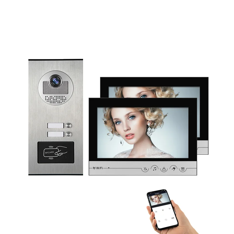 High Quality 9 Inch Screen Smart WIFI Tuya Video Intercom Doorbell System Color Mobile Phone Remote Control Indoor Monitor - Image 2