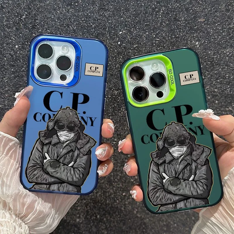 Trendy Designer PC Material Phone Cases 12 13 14 15 16 17 Air 17 Pro Max Streetwear-style CP Company Phone Covers for iPhone 11 Pack of 3 - Image 2