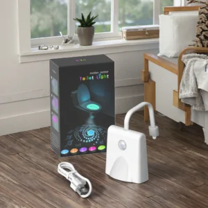 Intelligent RGB Atmosphere Hanging Lamp for Home New Household Toilet RGB Projection Lamp Human Body Induction Smart Home Lights