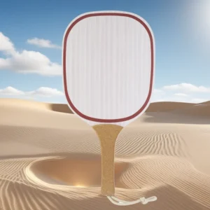 FSC Wood Beach Racket with Cork Handle Ultra-Light Training Set for Outdoor Sports Beginner 40x20cm Pack of 2