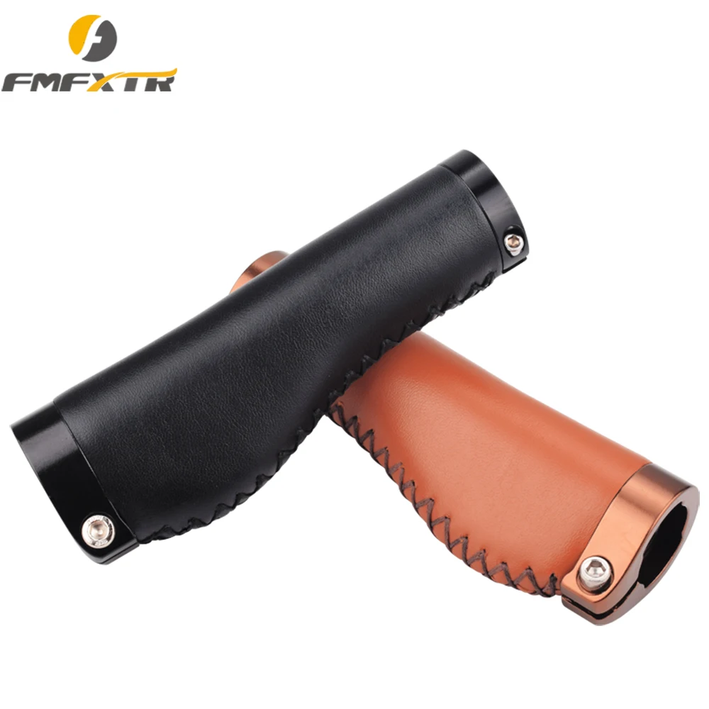 Grip Mountain Bike Handle Slippery Double Lock Dead Retro Dead Fly Set PU Leather Hand-stitched Leather Universal Car Handle Pack of 5 - Image 3