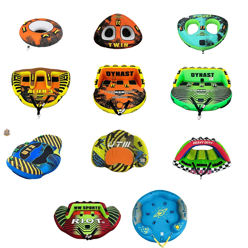 NOVA Brave 70 PVC Inflatable Towable Water Tube 3 Person Inflatable Boat for Water Sports Water Ski Board Rental - Image 4