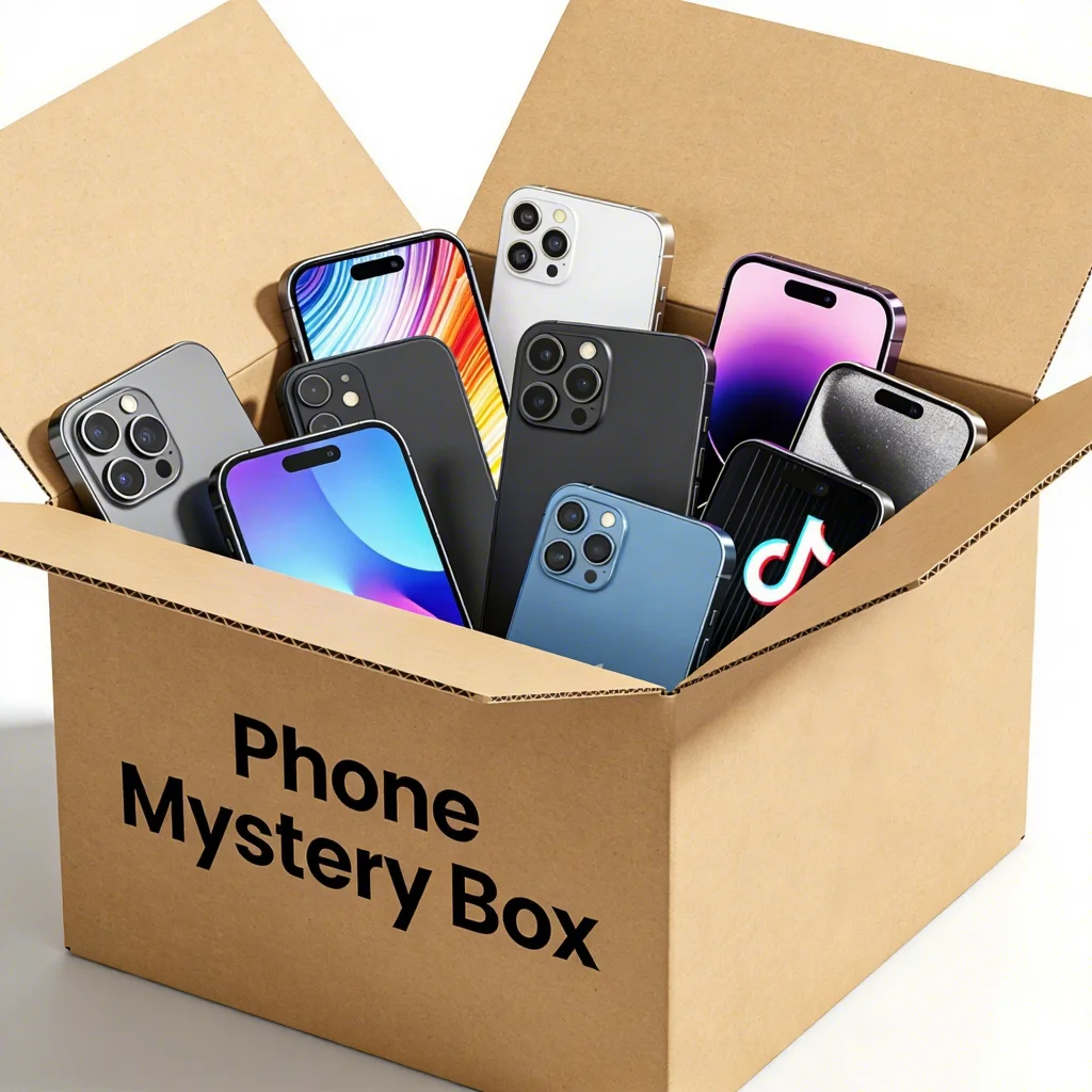 Trending Mobile Phones Mini Small Android Smartphone Mystery Box Special Surprise Lucky Unboxing Premium Gift Experience
