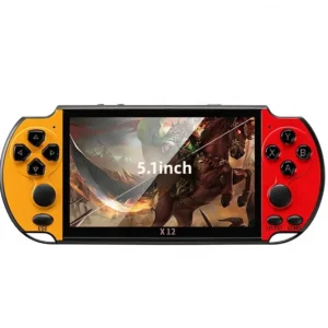X12 Handheld Game Console with Large Screen Built-in Games and Emulator Dual Joystick Operation Suitable for Gift Giving