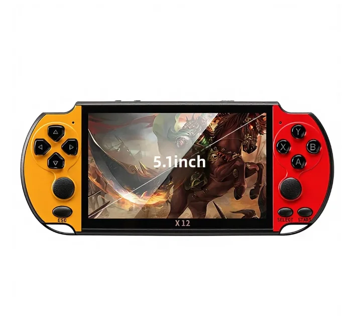 X12 Handheld Game Console with Large Screen Built-in Games and Emulator Dual Joystick Operation Suitable for Gift Giving