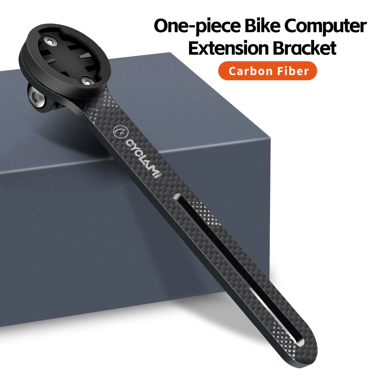 Cyclami Bike Stand Carbon Fiber Integrated Bike Computer Mount - Handlebar Extension Bracket for Garmin, IGPSPORT, GoPro E-bike Pack of 5 - Image 2