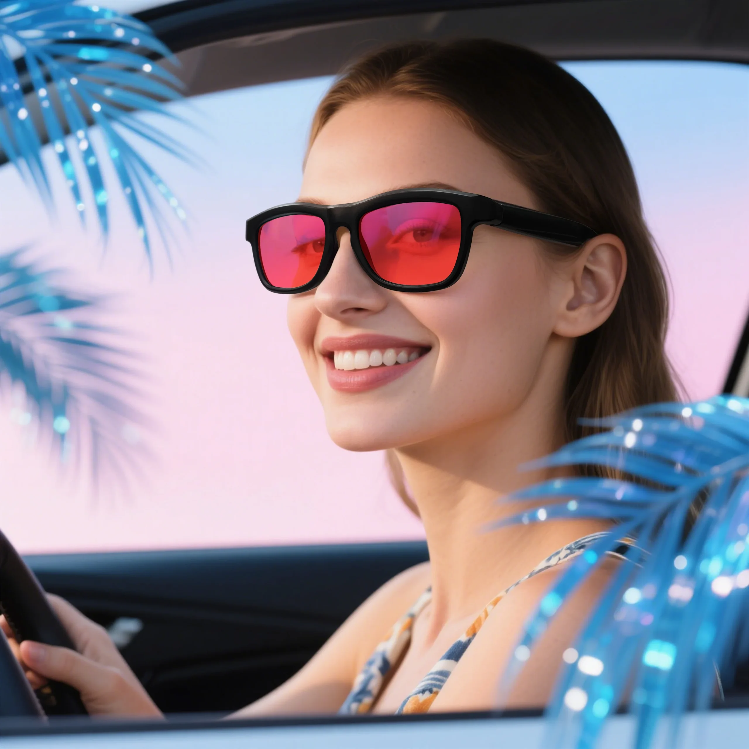 GV90 Smart Dimming Glasses Photochromic Music and Call AI Translation Remote Control Photo Taking Smart Wearable Headset - Image 3