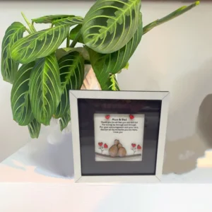 Bespoke Modern Wood Picture Frame Handmade Wall Decor for Mum Dad Unique Artwork Gift for Novelty Creative Home Decoration Pack of 6