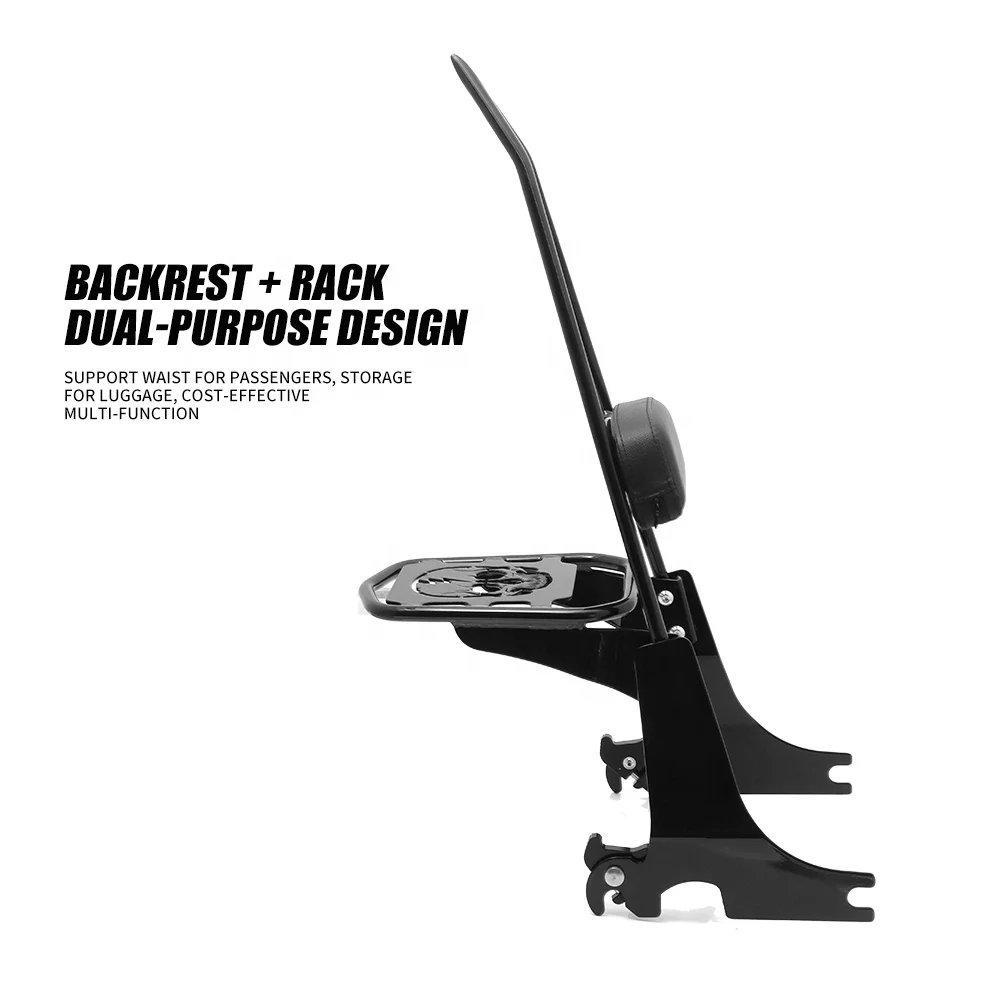 New Model - Sissy Bar for Harley-Davidson Motorcycle Tail Stand Backrest Harley Sportster XL 94-03 Modified Motorcycle Pack of 2015 - Image 4