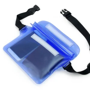 3 Layers Swimming Beach PVC Waist Pack Bag Underwater Bigger Space Outdoor Portable Waterproof Mobile Phone Dry Bags with Girdle Pack of 10
