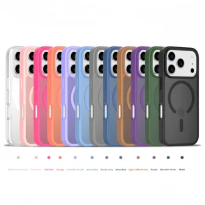 Case /16/15/14/13 Pro Max Plus 360 Full Body Case Business Design TPU+PC Air Cushion 360 Camera Protector for iPhone 17 Pack of 10