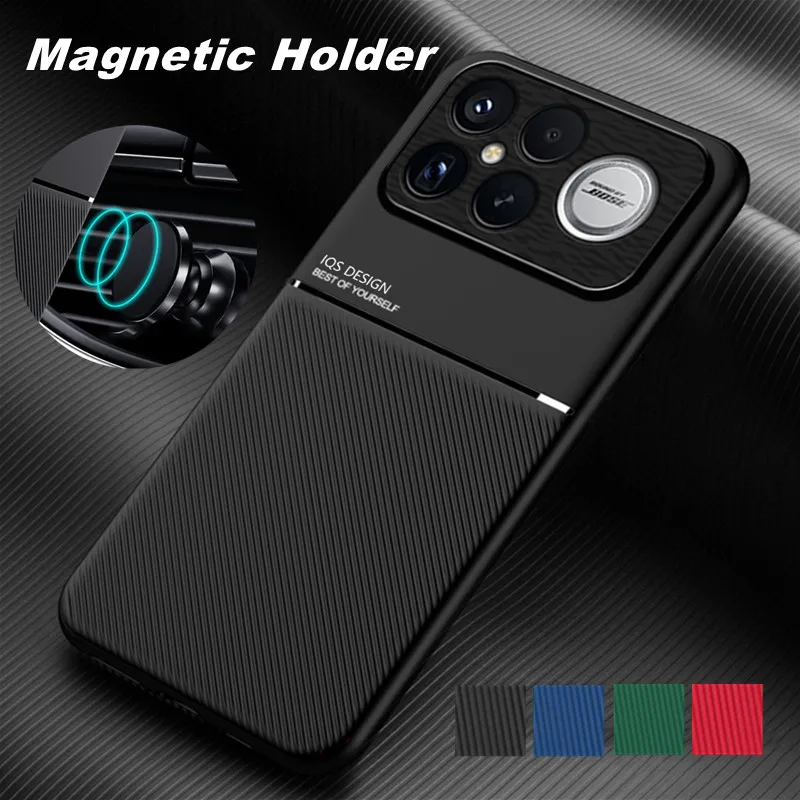 Rugged Non-Slip Case for Xiaomi Poco F8 Ultra F8 Pro Protective Cover Magnetic Suction Holder Coque Fundas Capa Pack of 10