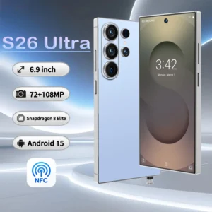 Big Battery New High Quality Mobile Phone S26 ultra 16GB + 1TB 5G NFC Smartphone 7.3inch Screen Mobile Phone