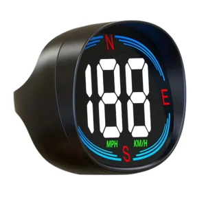 H2 Mini Car GPS HUD USB Head up Display Digital Speedometer KMH/MPH Overspeed Alarm With Ambient Light Pack of 2