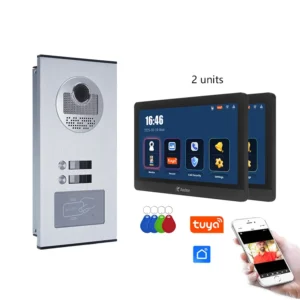 Home Wireless Video Doorbell 2.4GHz Office Wireless Video Intercoms With 7 Inch Display Video Door Intercom Phone for Apartment