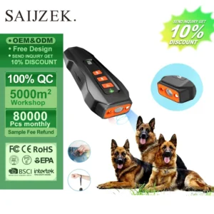 NEW Rechargeable 3 Mode Dog Bark Deterrent Outdoor Sonic+Laser Repellent Anti Barking Control Ultrasonic Dog Training Device Pack of 5