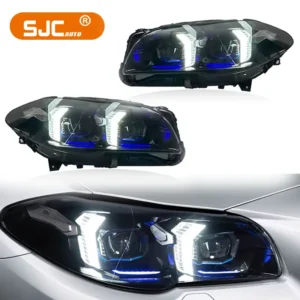 SJC High Quality Car Accessories LED Headlights Plug and Play for BMW 5 Series F10 F18 2011-2017 Modified Head Lamps Assembly