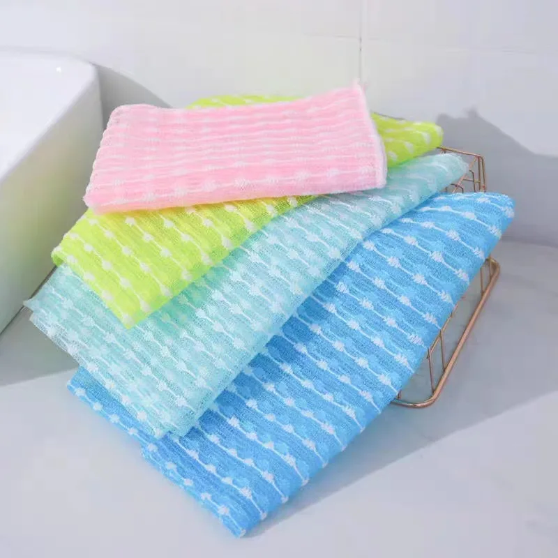Soft Nylon Japanese Beauty Skin Bath Scrubber Wash Cloth Towel Long Sponge for Spa Usage Bath Towel Pack of 100 - Image 3