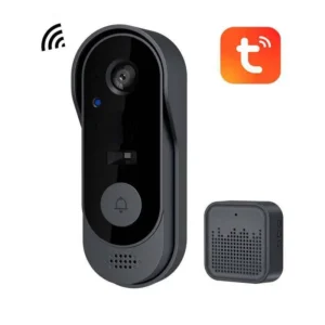 Tuya App Waterproof WiFi 480P HD Video Door Phone Smart Ring Camera Doorbell with Chime Battery Powered
