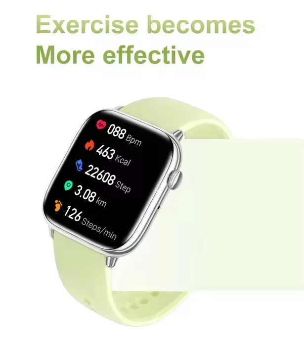 New HD13 Fitness Tracker Smartwatch with Answer Call Women Health Monitoring IP68 Waterproof Smart Watch AMOLED Display Pack of 2 - Image 4