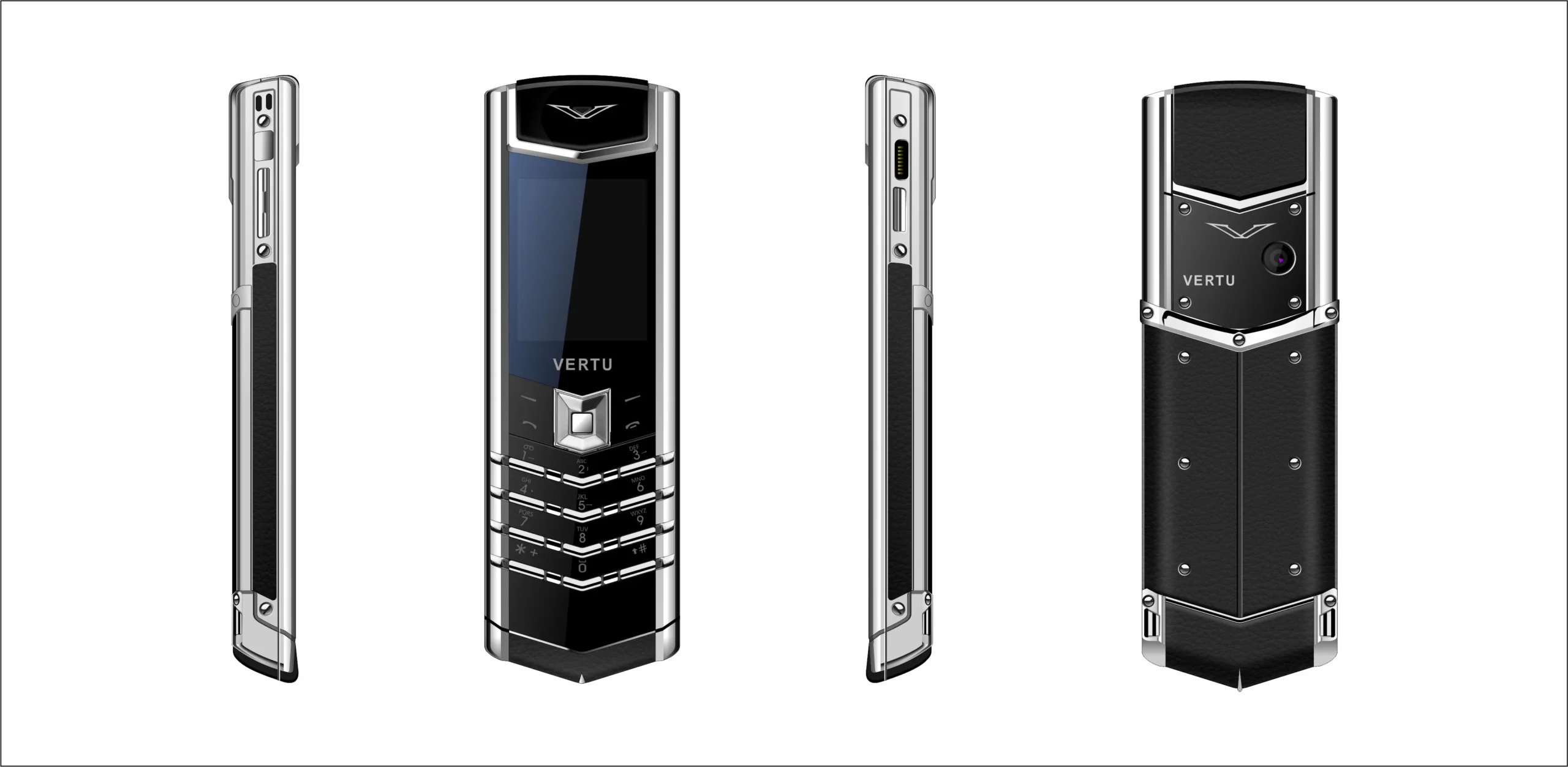 Free Gift Leather Bags Body Luxury Bar Phone V10 Dual Sim Mobile Cellphone Vibration Mp3 Mp4 FM - Image 3