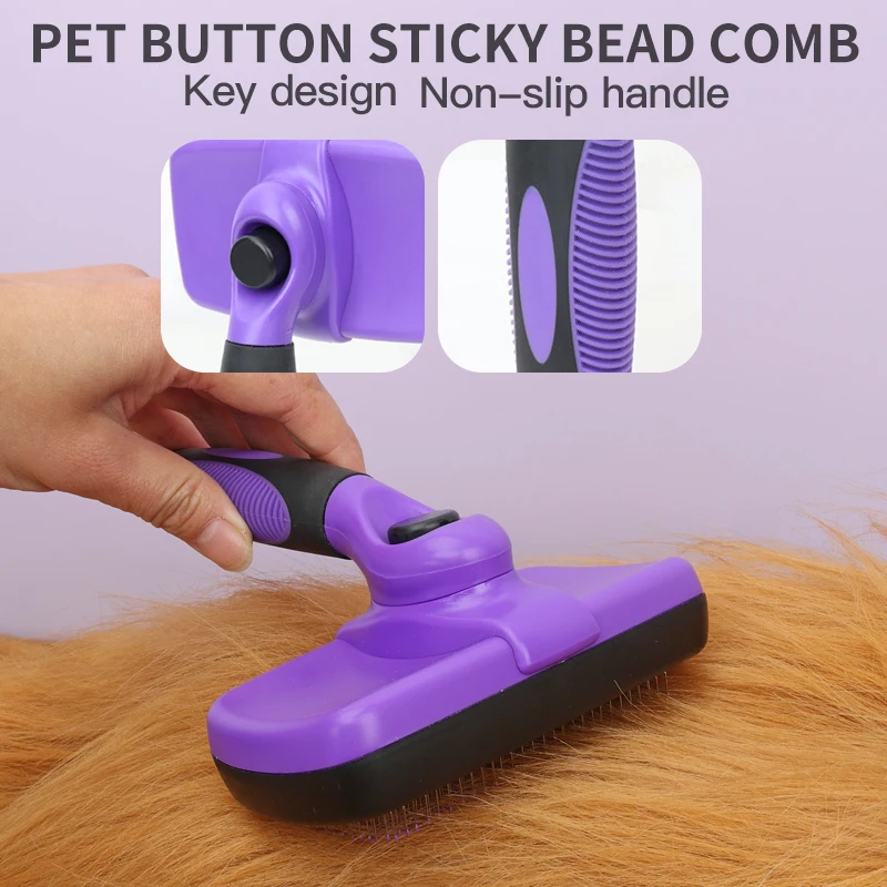 Factory Wholesale Portable Multifunction 9 in 1 Cat Grooming Tool Kit Cleaning Bag Dog Pet Brush Set - Image 4