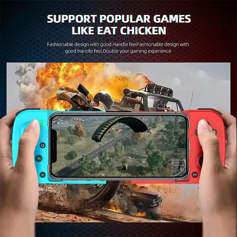 Mobile Phone Stretching Game Controller Wireless Phone Gamepad Dual Vibration Gaming Controller for Switch Phone Tablet - Image 4