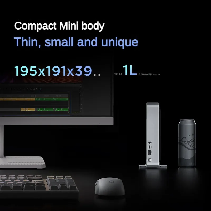 Lenovo Xiaoxin Mini Pocket Host High Performance Business Desktop PC (Core 13 Generation I7-13700H 32G 1TB High Speed SSD) Pack of 2 - Image 2