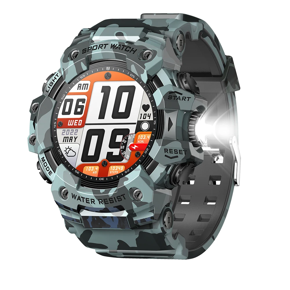 Ce Rohs Hombre Sport Heart Rate Blood Pressure Blood Oxygen Phone Digital Smart Watch FitcloudPro Answer Calls Sleep Tracker Pack of 50 - Image 2