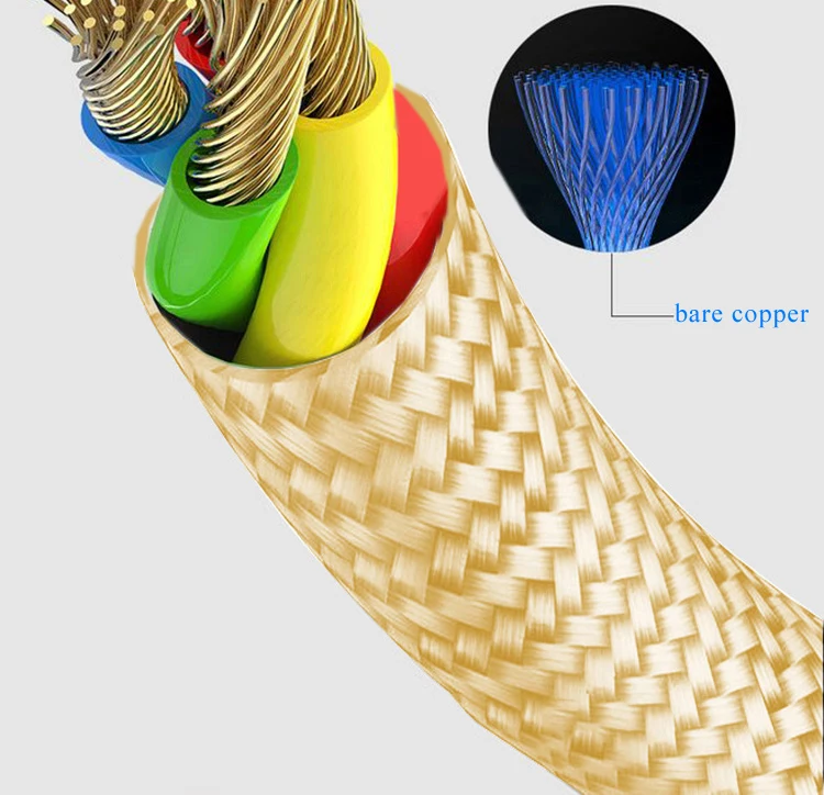 Wholesale 66W6A Super Fast Charging Data Cable TYPE-C Mobile Charging Cable USB Charging Cable Suitable for Huawei Honor Pack of 2 - Image 3