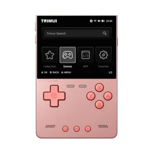 Trimui Brick Hammer Handheld Game Player 3.2 Inch Display Linux System CNC Precision Machinery Fully Metal Body Game Console