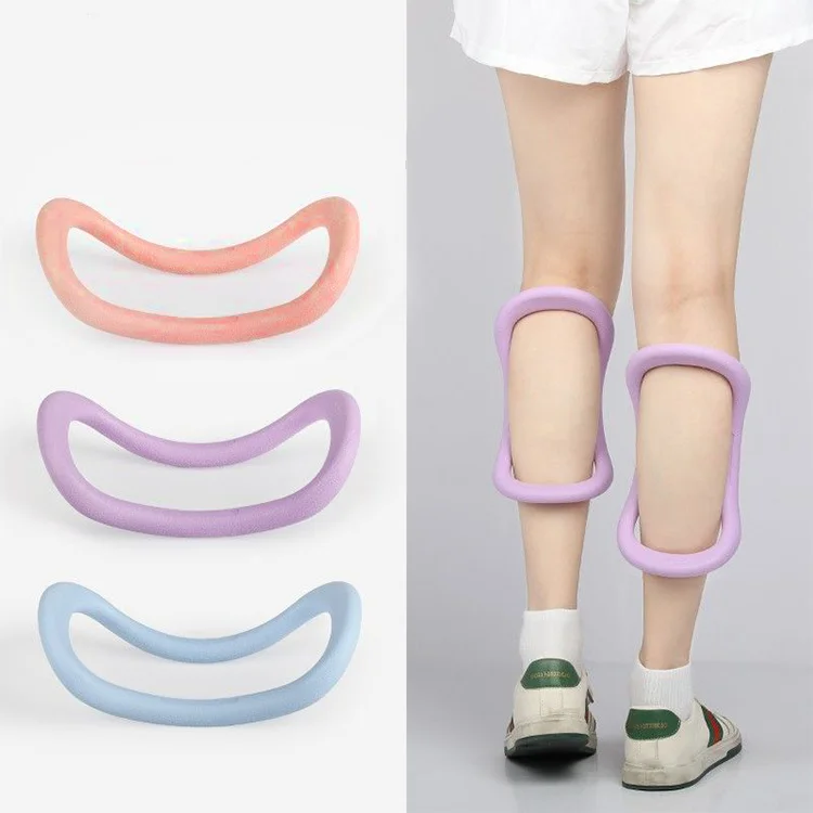 Open Shoulder Back Yoga TPR Soft Fascia Stretch Fitness Ring Pilates Relaxation Ring for Stretch Fitness Pilates Accessories Pack of 2 - Image 3