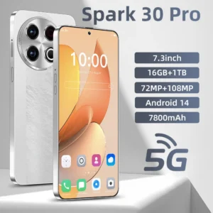 Hot New Super Cheap Spark 30 Pro 5G Smartphone Android 13 7-Inch HD 8000 Mah 16+1TB Storage 108MP Supports Multiple Languages
