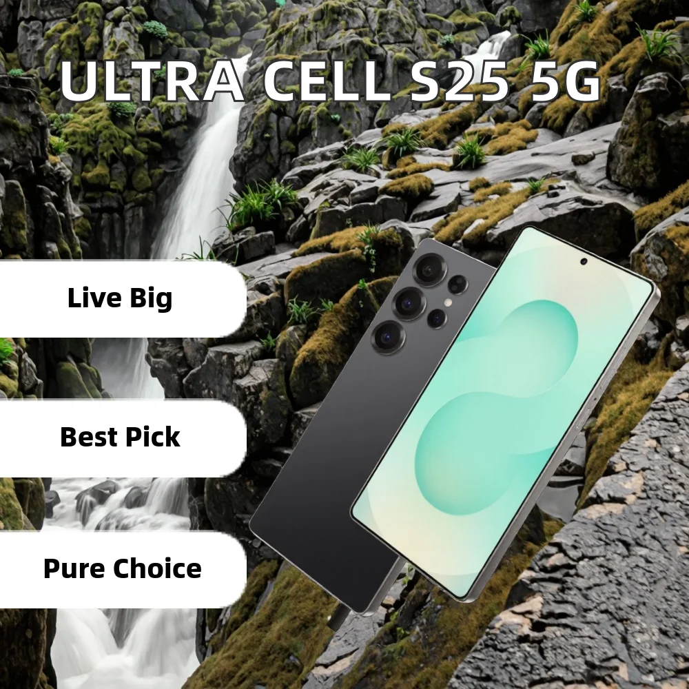 Ultra Cell S25 5G Smartphone High-End Gaming Phone with 108MP HD Rear Camera Dual SIM Octa Core Mobile - Image 2