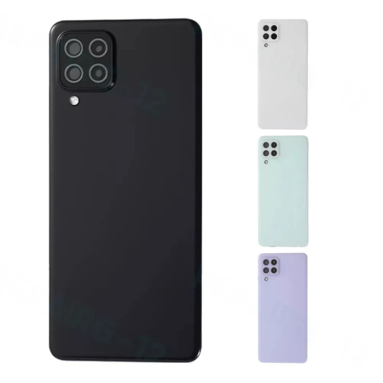 For Samsung Galaxy A22 4G 5G A225 A226 Back Housing Battery Cover Adhesive+Rear Camera Lens Phone Replacement Pack of 40