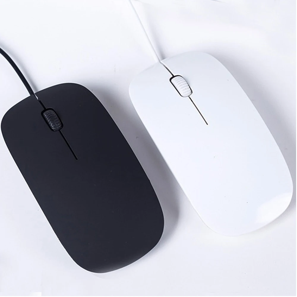 1200 DPI Wired Gaming Mouse with 3 Buttons Optical USB Mouse for Laptop Computer E-sports Mute Mouse Pack of 10