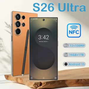 Wholesale New High Quality Mobile Phone S26 ultra 16GB + 1TB 5G NFC Smartphone 7.3inch Screen Mobile Phone