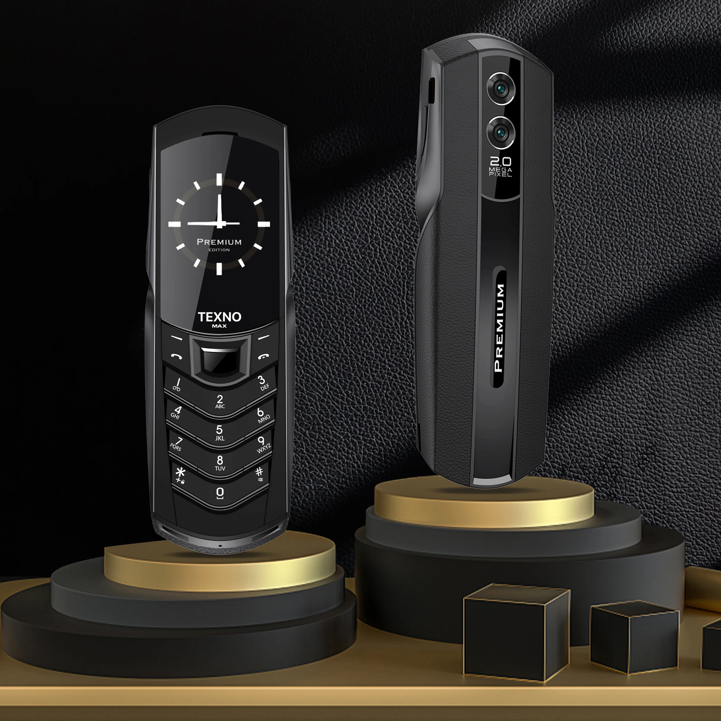 V8 1.77 Inch HD Mini Phone 2G Dual Sim Super Lightweight Unlocked Feature Phone for Kids Students Perfect Backup - Image 2