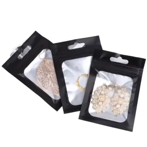 Custom Logo Clear Mylar Phone Case Packaging Bag with Zipper Mobile Phone Accessories for Custom Color for Clothing Use