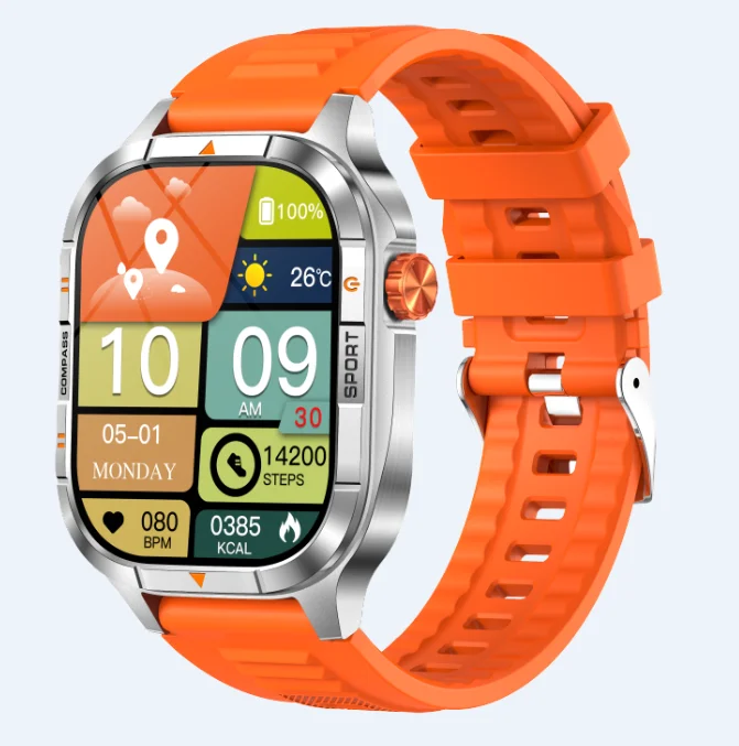 V55 H Band Adults GPS BT Smart Bracelet 2.01"TFT 240*296 1000mAh IP68 Waterproof Fitness Sports Smartwatch Sport Modes - Image 4