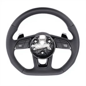 Bestselling New Product Special Offer Perforated Leather Flat Bottomed Steering Wheel for Audi A4L A5 A3 A6 A7 Q2L Q3 Q5