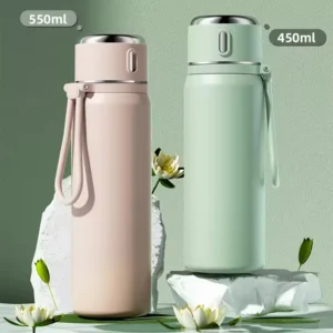 OEM Logo Portable Thermos Bottle High Quality Stainless Steel Insulated Vacuum Flask Outdoor Fitness Sports Thermos Water Bottle Pack of 50