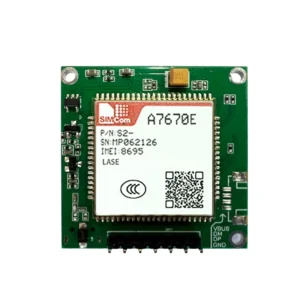 SIMCom A7670E-LASE LTE Cat.1 Cellular Wireless Communication Module 4G Development Core Board A7670E Support 4G 2G Voice Pack of 5