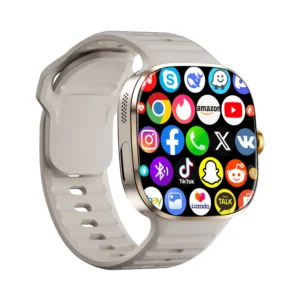 Global Version M99 Smartwatch 2.4 Inch Amoled Screen Insert Sim Card GPS WIFI 190° Rotating Camera Game Android 10.0 Smart Watch